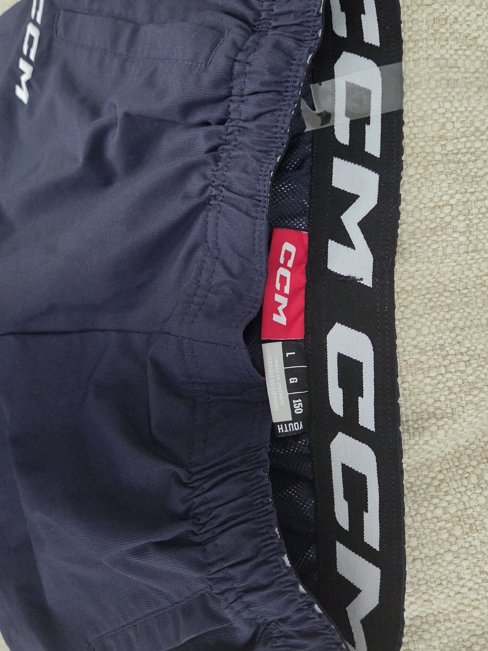 CCM Navy Blue Athletic Warm Up Pants - Picture 7 of 16